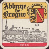 Beer coaster abbaye-de-brogne-1-small