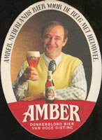 Beer coaster amber-1