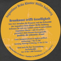 Beer coaster augustiner-brau-kloster-mulln-4-zadek-small