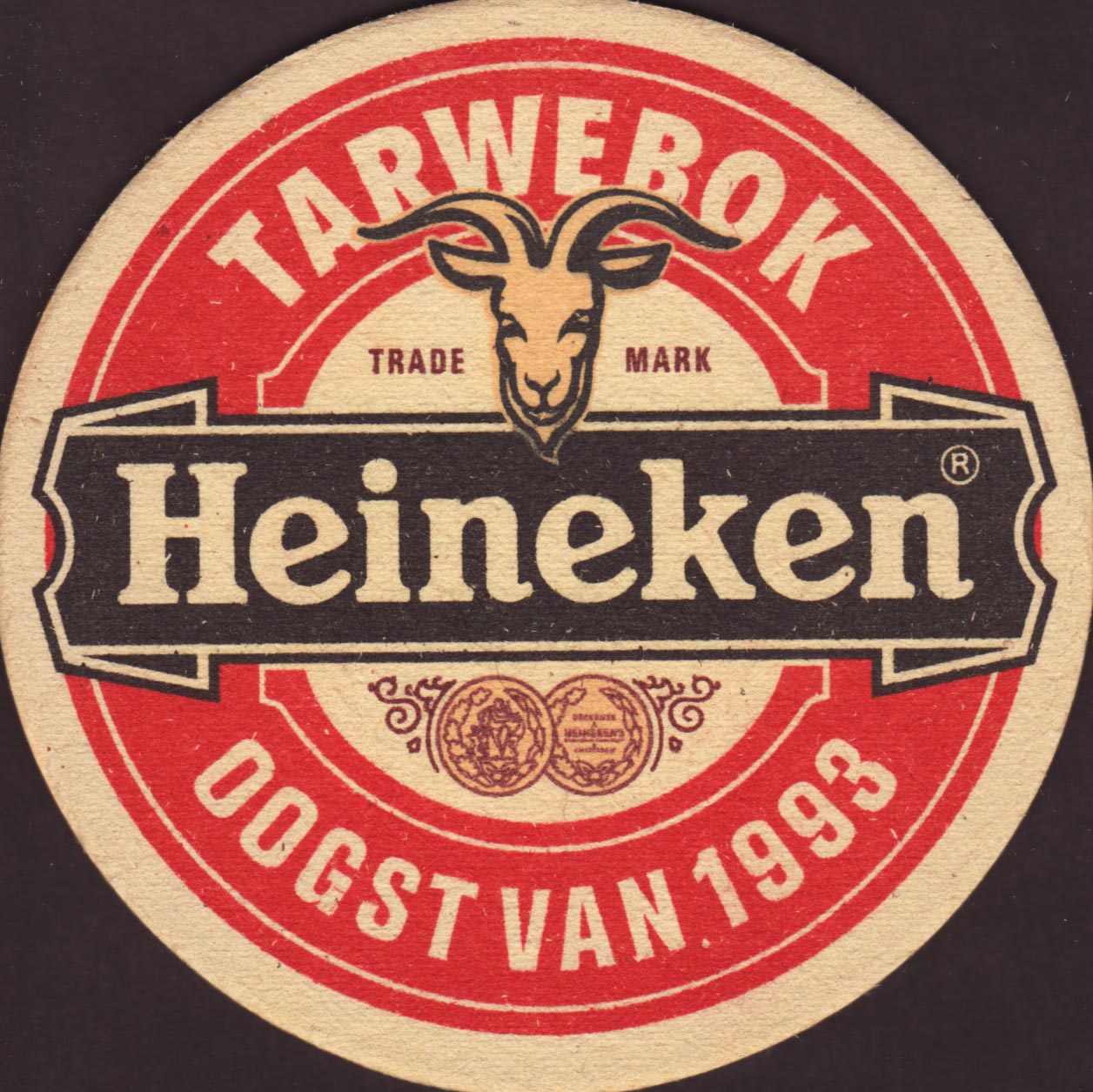 Tarwebok Heineken Bier Beer Coaster 