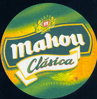 Pivní tácek mahou-2-oboje