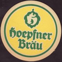 Beer coaster privatbrauerei-hoepfner-20-oboje-small