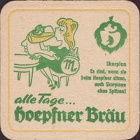 Beer coaster privatbrauerei-hoepfner-24-zadek-small