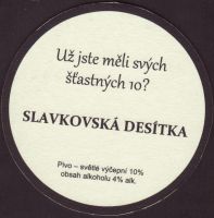 Beer coaster slavkovsky-9-zadek-small