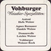 Beer coaster vohburger-weissbier-2-zadek-small