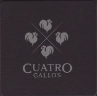 Beer coaster a-cuatro-gallos-1