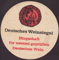 Beer coaster a-deutsches-weinsiegel-3-oboje