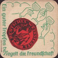 Beer coaster a-deutsches-weinsiegel-4-zadek