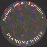 Beer coaster a-diamond-white-2-zadek