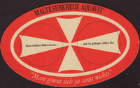 Beer coaster a-malteserkreuz-aquavit-1-oboje