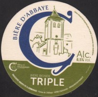 Beer coaster abbaye-de-clairmarais-1