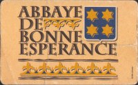Pivní tácek abbaye-notre-dame-de-bonne-esperance-1-small