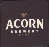 Beer coaster acorn-3-oboje