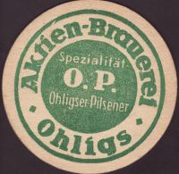 Pivní tácek actien-brauerei-ohligs-1