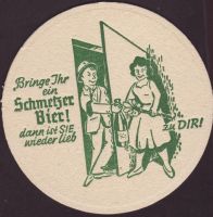 Beer coaster adlerbrauerei-carl-schmetzer-2-zadek