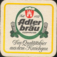 Beer coaster adlerbrauerei-herbert-werner-1