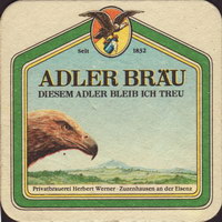 Beer coaster adlerbrauerei-herbert-werner-3