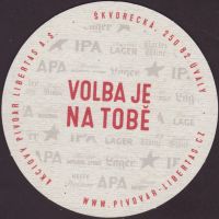 Beer coaster akciovy-pivovar-libertas-7-zadek