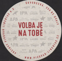 Beer coaster akciovy-pivovar-libertas-8-zadek