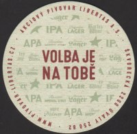 Beer coaster akciovy-pivovar-libertas-9-zadek
