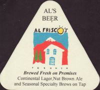 Beer coaster al-friscos-brew-1