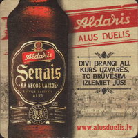 Beer coaster aldaris-14-zadek