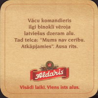 Beer coaster aldaris-22-zadek-small