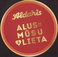 Beer coaster aldaris-26-zadek