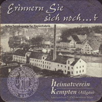 Beer coaster allgauer-brauhaus-21-zadek