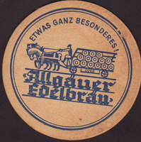 Beer coaster allgauer-brauhaus-46-zadek