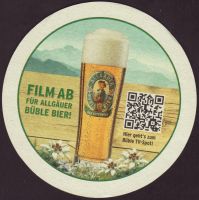 Beer coaster allgauer-brauhaus-47-zadek