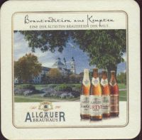 Beer coaster allgauer-brauhaus-49-zadek