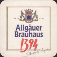Beer coaster allgauer-brauhaus-63-zadek