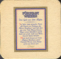 Beer coaster allgauer-brauhaus-8-zadek