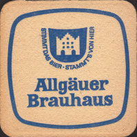 Beer coaster allgauer-brauhaus-83-oboje