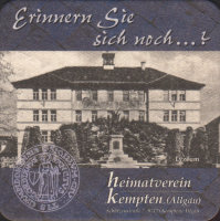 Beer coaster allgauer-brauhaus-87-zadek