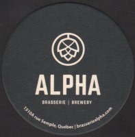 Beer coaster alpha-1-zadek