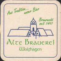 Beer coaster alte-brauerei-wolfhagen-1