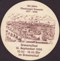 Beer coaster altenburger-47-zadek