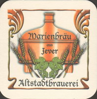 Beer coaster altstadtbrauerei-marienbrau-jever-1