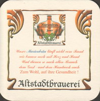 Beer coaster altstadtbrauerei-marienbrau-jever-1-zadek