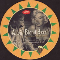 Beer coaster alwin-blond-beer-1