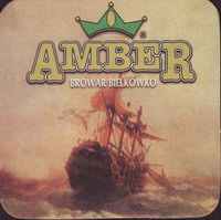 Beer coaster amber-2