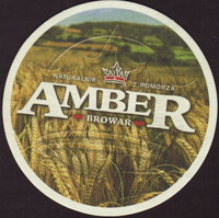 Beer coaster amber-4