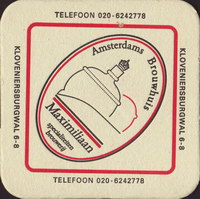 Beer coaster amsterdams-brouwhuis-maximiliaan-3