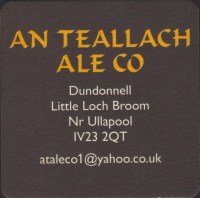 Beer coaster an-teallach-ale-1