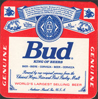 Beer coaster anheuser-busch-12