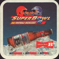 Beer coaster anheuser-busch-125