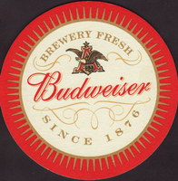 Beer coaster anheuser-busch-152-zadek