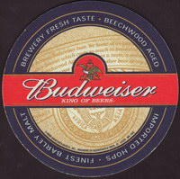 Beer coaster anheuser-busch-153-oboje